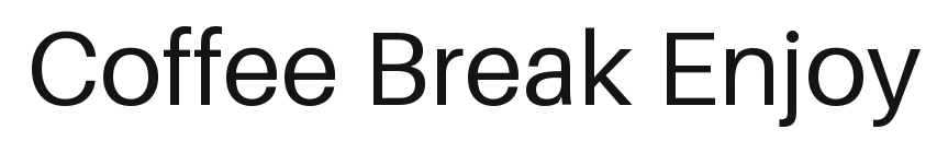 Coffee Break Enjoy